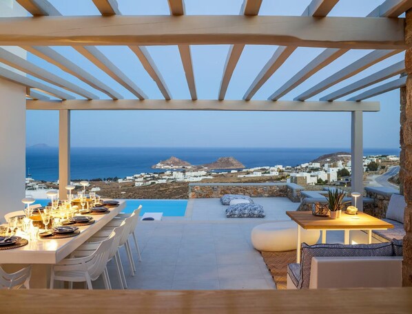 View from property - Nice Villa at Kalafatis Beach (Mykonos)