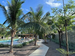 Voorkant van accommodatie