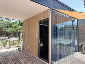 Voorkant van accommodatie