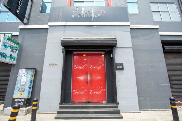 Voorkant van accommodatie