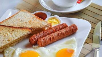 Daily continental breakfast for a fee