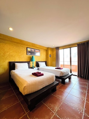 Suite Luxe, balcon, vue ville