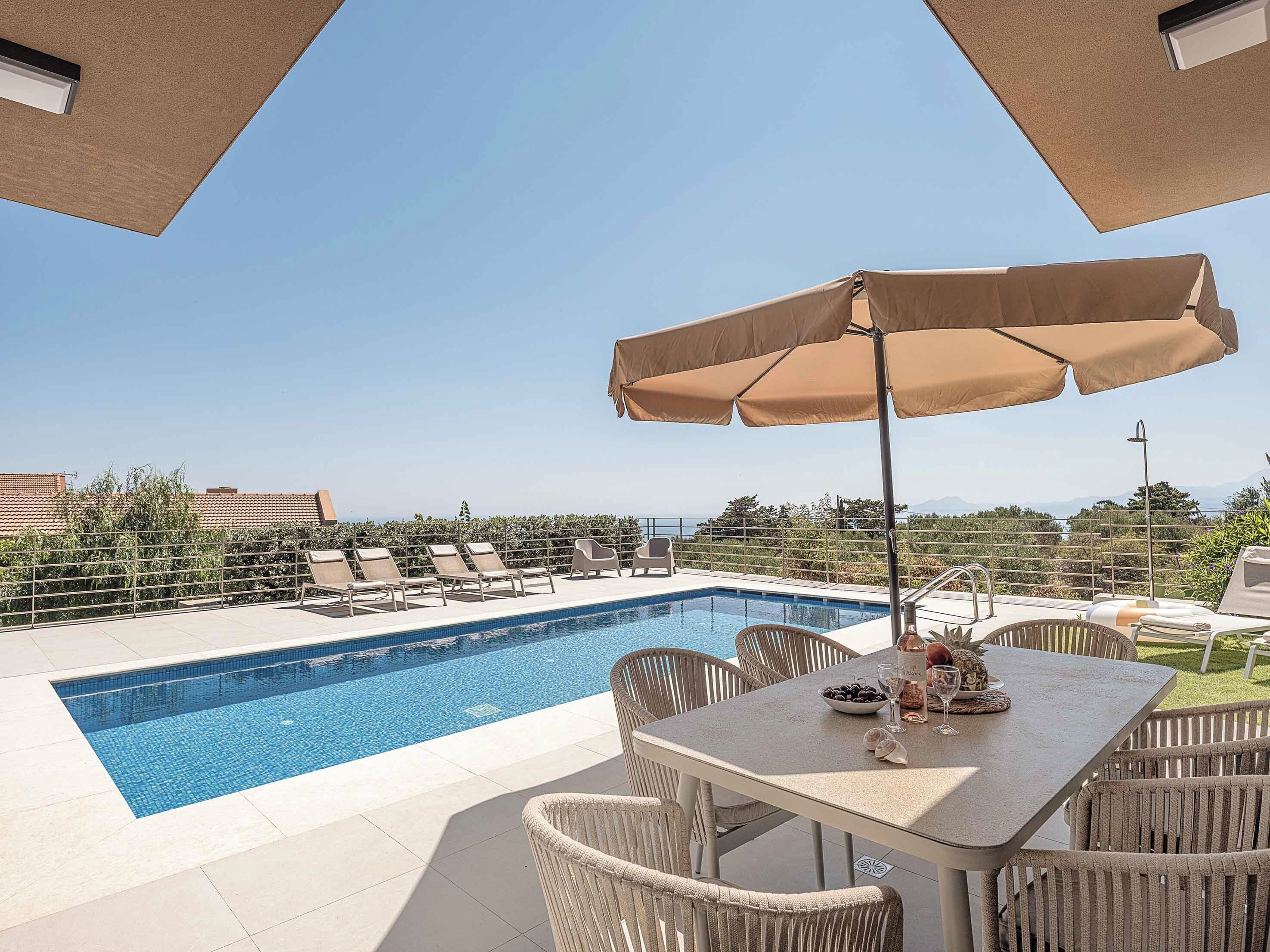Superior Villa, 4 Bedrooms, Private Pool, Sea View | In-room safe, desk, iron/ironing board, cribs (free)