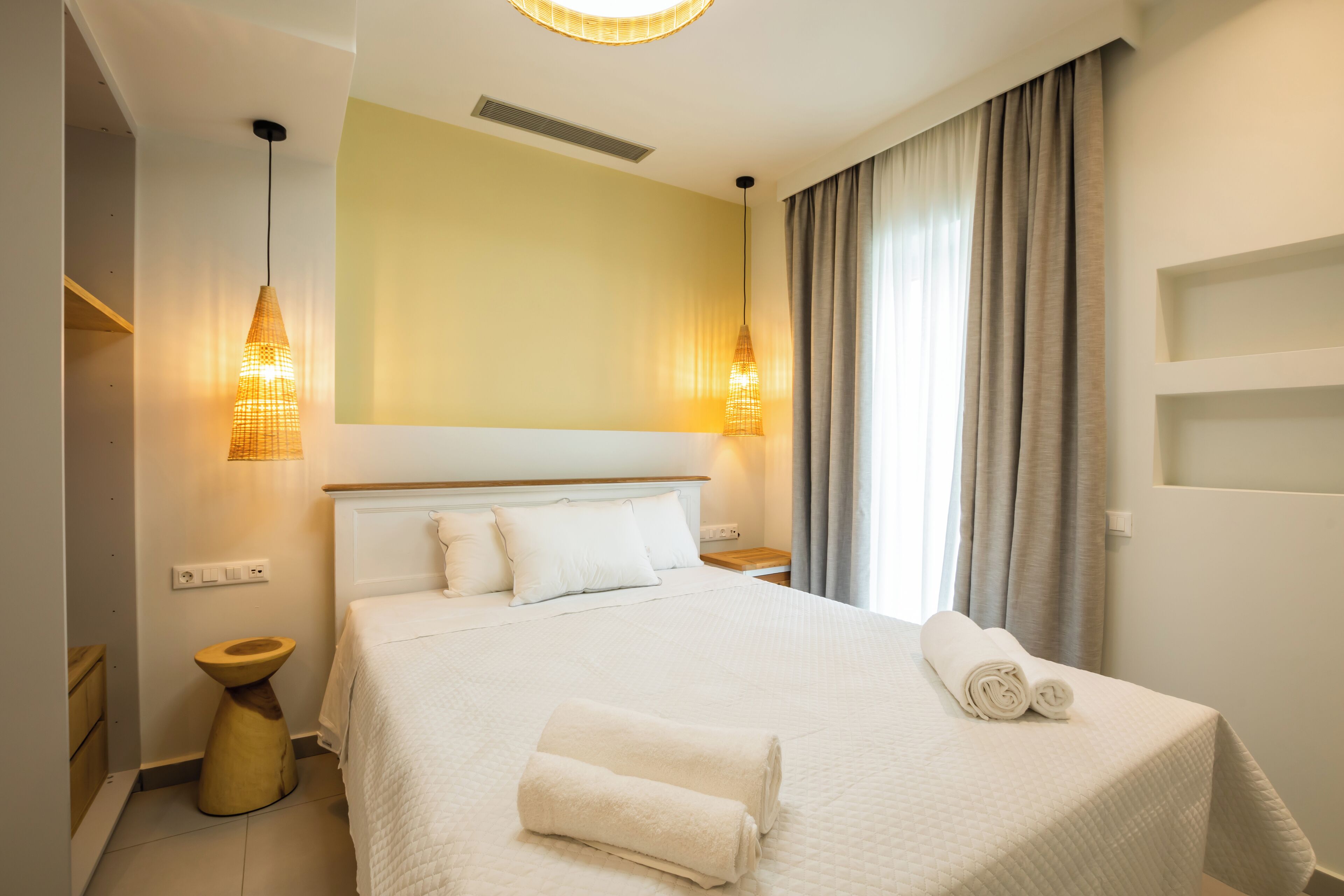 Apartamento standard, vista para a cidade | 3 quartos, quartos à prova de som, ferros/tábuas de passar roupa