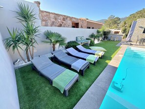 Pool - Villa Porto-Vecchio with swimming pool 8 persons (Lecci)