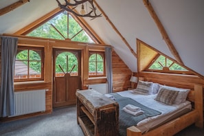 Deluxe-Chalet, 2 Schlafzimmer | Schallisolierte Zimmer, Bügeleisen/Bügelbrett, kostenloses WLAN