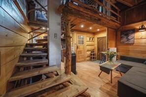 Chalet, 1 Bedroom | Living room | Fireplace - Mountain Shelter Zakopane (Zakopane)
