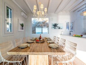 Dining - Villa With Views to Delos Island (Zagora-Mouresi)