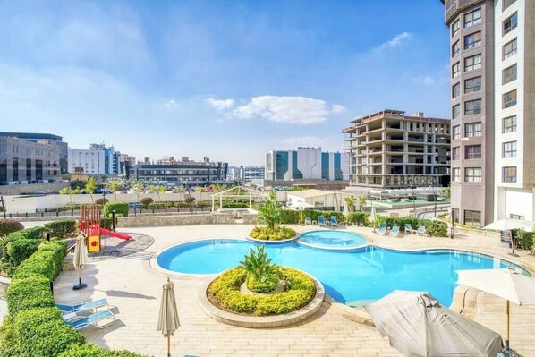 Pool - The Lofts across AUC - B127, LOFTS BY ELEGANT - WITH POOL (New Cairo City)