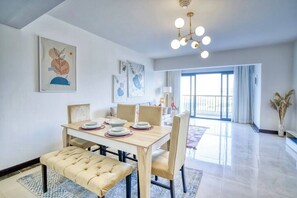 Dining - The Lofts across AUC - B127, LOFTS BY ELEGANT - WITH POOL (New Cairo City)