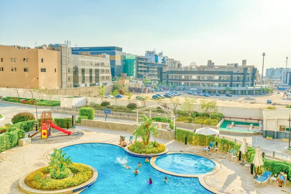 Pool - The Lofts across AUC - C118, LOFTS BY ELEGANT - WITH POOL (New Cairo City)