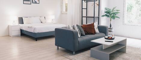 1 chambre, fer et planche à repasser, Wi-Fi, draps fournis