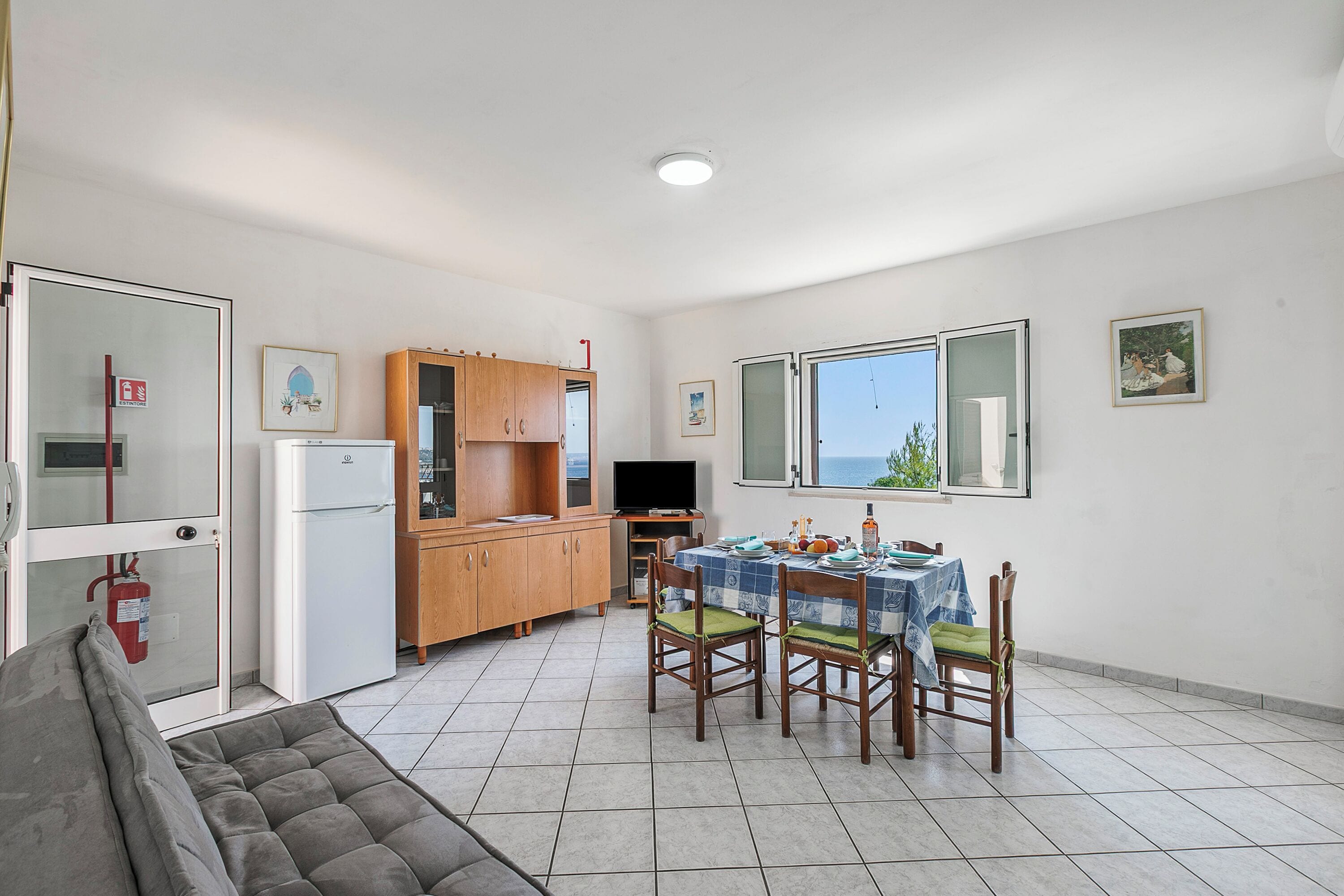 Family Apartment, 2 Bedrooms, Balcony (Porto Relax Apartment 2 With Sea View) | Living area | 21-inch flat-screen TV with digital channels, TV