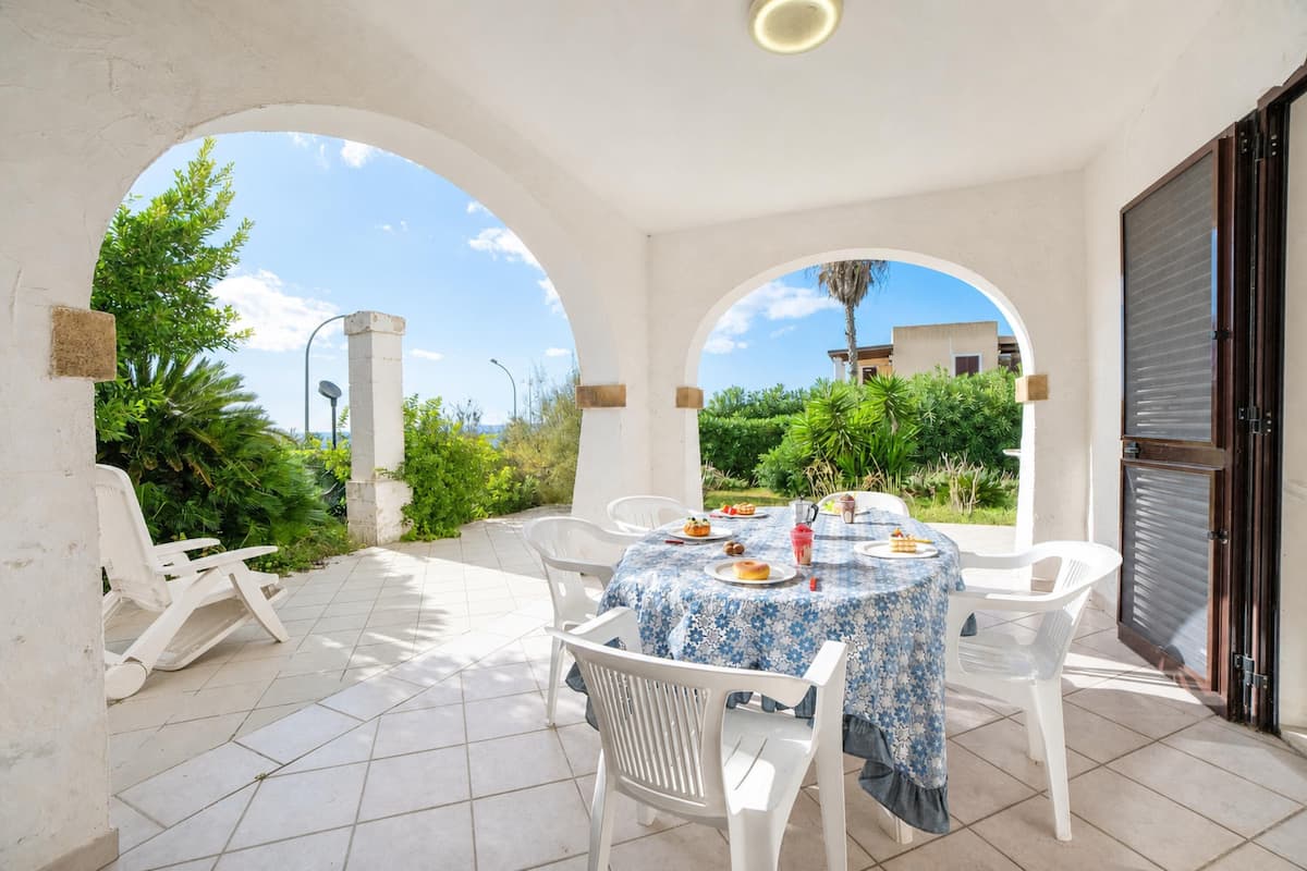 Family Apartment, 2 Bedrooms, Balcony (Porto Relax Apartment 1 With Sea View) | Outdoor dining