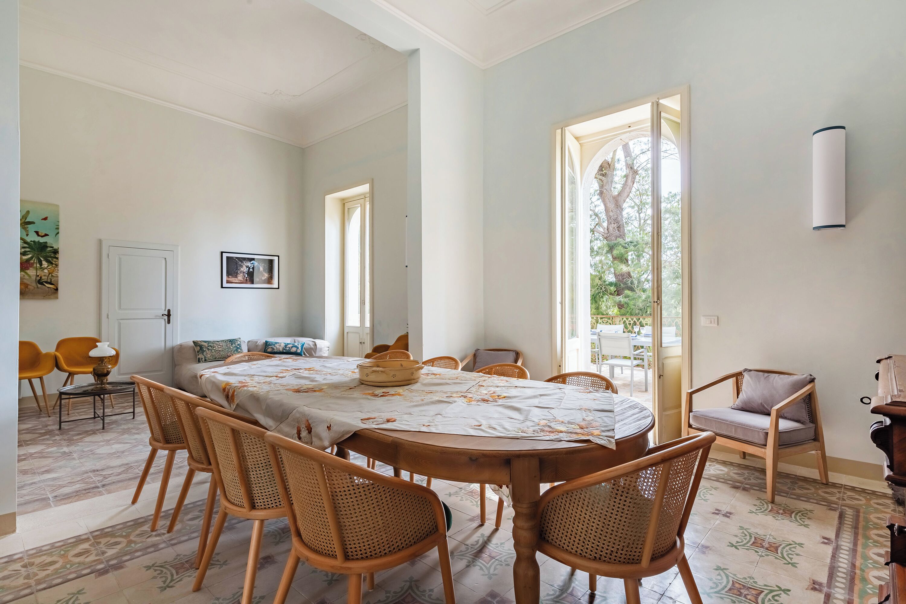 Family Apartment, Multiple Bedrooms (Vallone Apartment L) | In-room dining