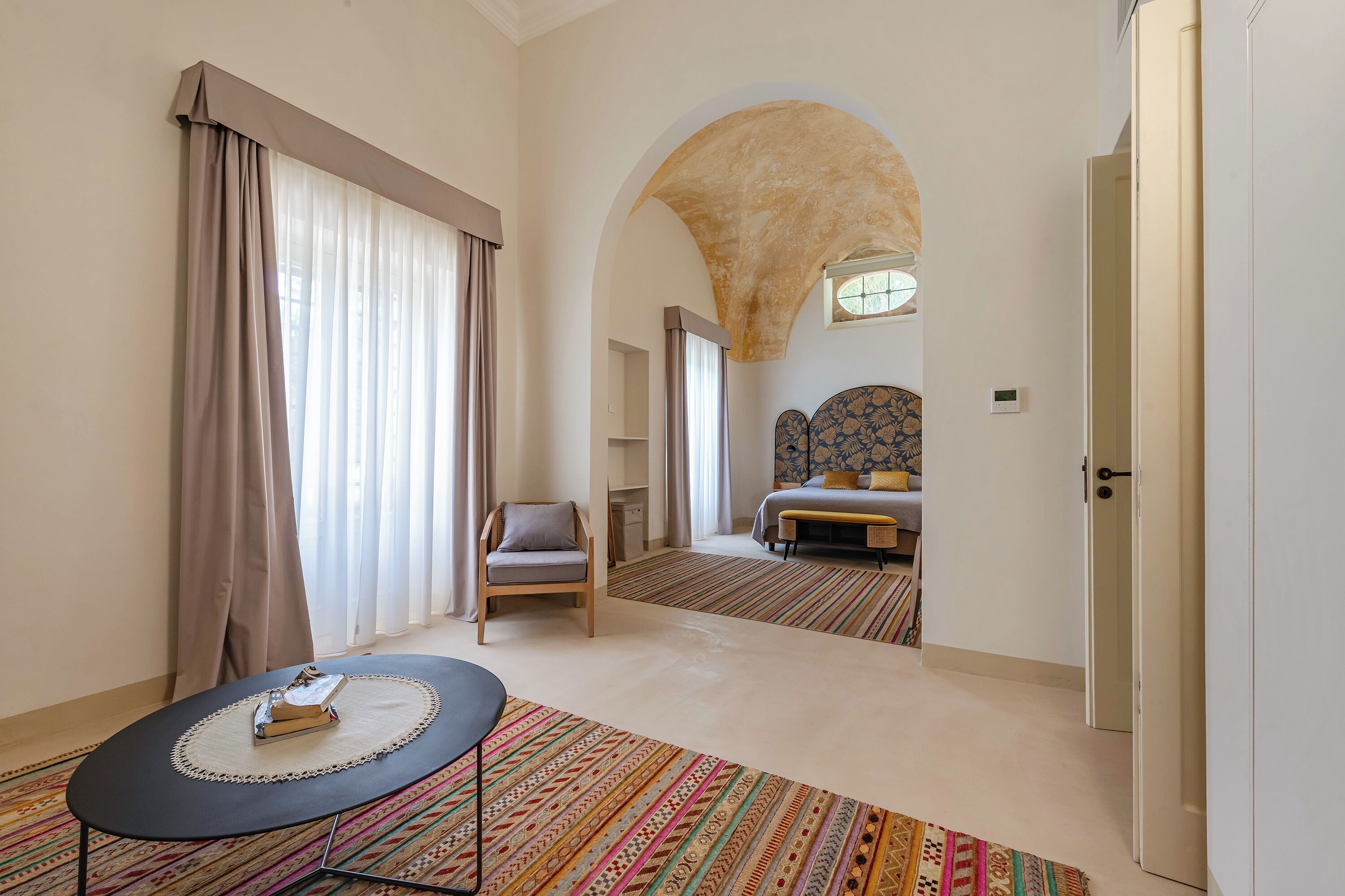 Familienapartment, Mehrere Schlafzimmer, 2 Bäder (Vallone Apartment S) | Wohnbereich