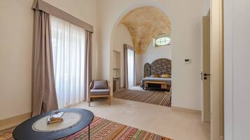 Familienapartment, Mehrere Schlafzimmer, 2 Bäder (Vallone Apartment S) | Wohnbereich