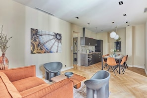 Living area - Sublim et new Apartement Place Vendome Opera (Paris)