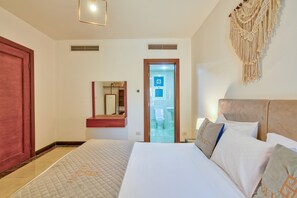 2 bedrooms, iron/ironing board, WiFi, bed sheets - The Lofts across AUC - C331, The Lofts by Elegant (New Cairo City)