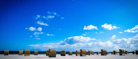 Accommodatie ligt op het strand