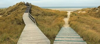 Bude 6 directly on the dike in Dagebüll for 2 persons with water view