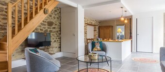 House with sea view, fireplace, pets allowed, near Cherbourg
