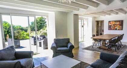 Maison de charme 4 pers avec jardin et animaux admis Ă Flamanville