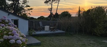 Haus in Fermanville mit Garten, Haustiere erlaubt und Parkplatz