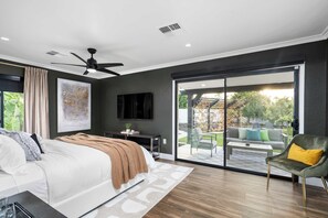 5 bedrooms, desk, iron/ironing board, travel crib - Modern Wellness Oasis w/ Sport Court, Gym & Spa (Scottsdale)