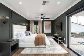 5 bedrooms, desk, iron/ironing board, travel crib - Modern Wellness Oasis w/ Sport Court, Gym & Spa (Scottsdale)