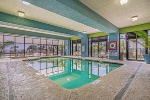 Indoor pool - Meridian Plaza 804 - Oceanfront! (Myrtle Beach)
