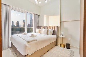 1 bedroom, in-room safe, iron/ironing board, WiFi - Amazing 1BR APT with Burj Khalifa Views (Dubai)