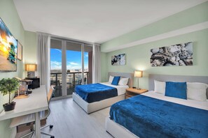 Desk, iron/ironing board, WiFi, bed sheets