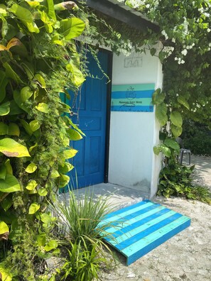 Voorkant van accommodatie