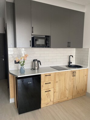 Superior Studio, Kitchen | Private kitchen - NineRooms Apart-Hotel (Yerevan)