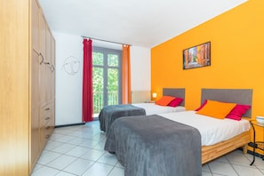 1 bedroom, iron/ironing board, free WiFi, bed sheets