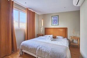 Apartment | 2 Schlafzimmer, laptopgeeigneter Arbeitsplatz, Bügeleisen/Bügelbrett