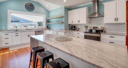 Pet-friendly Beach House Steps to Oceanfront by Tybee Cottages