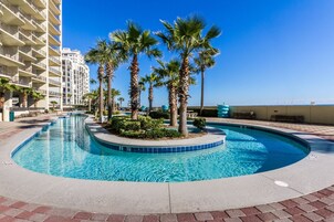 Indoor pool, outdoor pool