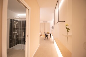 Shower, hair dryer