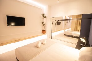 1 slaapkamer, een strijkplank/strijkijzer, gratis wifi