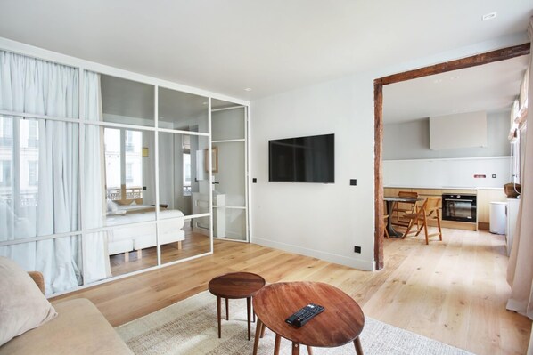 Living area - Sublime Apartment AC Paris Center (Paris)