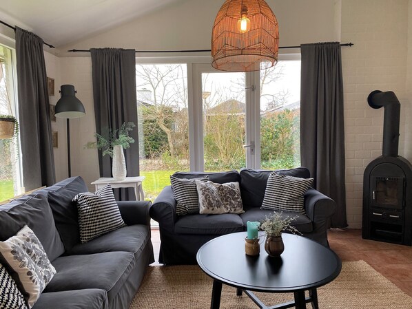 Smart TV, fireplace - Bungalow 7 (5 persons) (Petten)