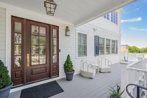 Terrace/patio - Luxury rental with pool. Close to village and beach. RPMS157 (Osterville)