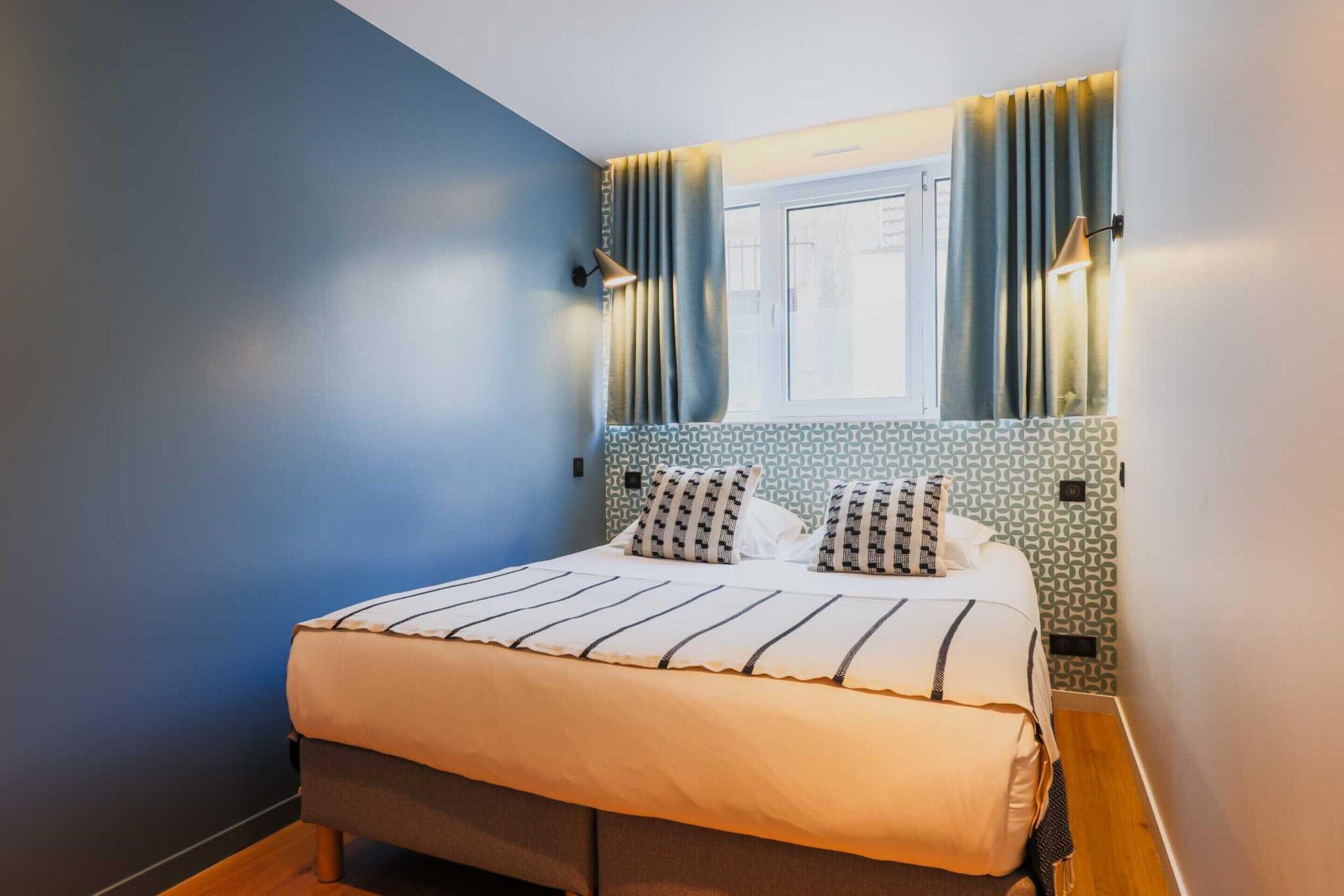 Apartamento | 1 dormitorio, tabla de planchar con plancha, ropa de cama