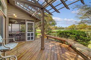 Terrace/patio - Fabulous Golf and Lagoon Views (Kiawah Island)