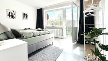 1 Schlafzimmer, Reisekinderbett, WLAN, Bettwäsche