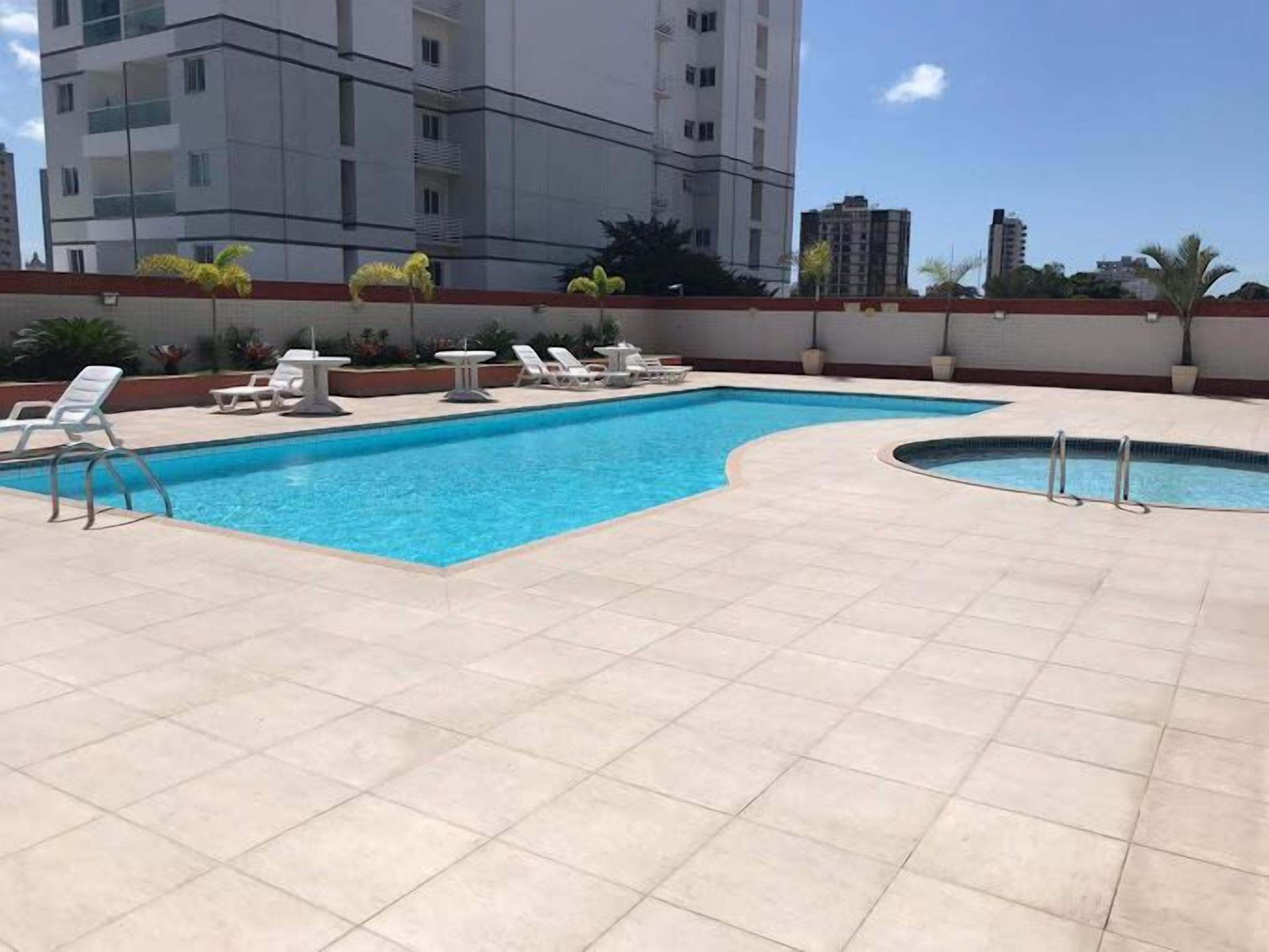 Outdoor pool, open 10:00 AM to 8:00 PM, pool umbrellas, sun loungers