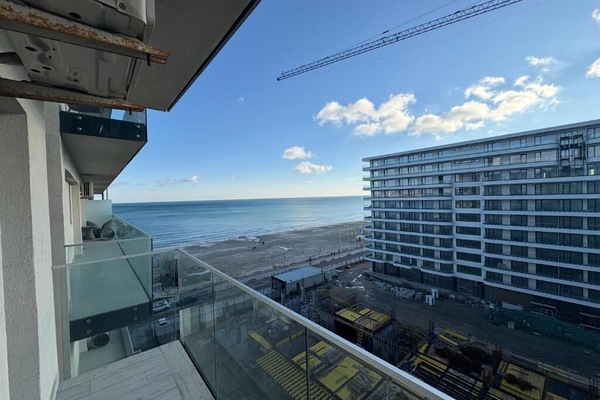 Appartement Deluxe, vue partielle sur la mer | Vue sur la plage/l’océan