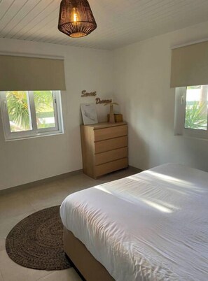 2 bedrooms, iron/ironing board, travel crib, free WiFi